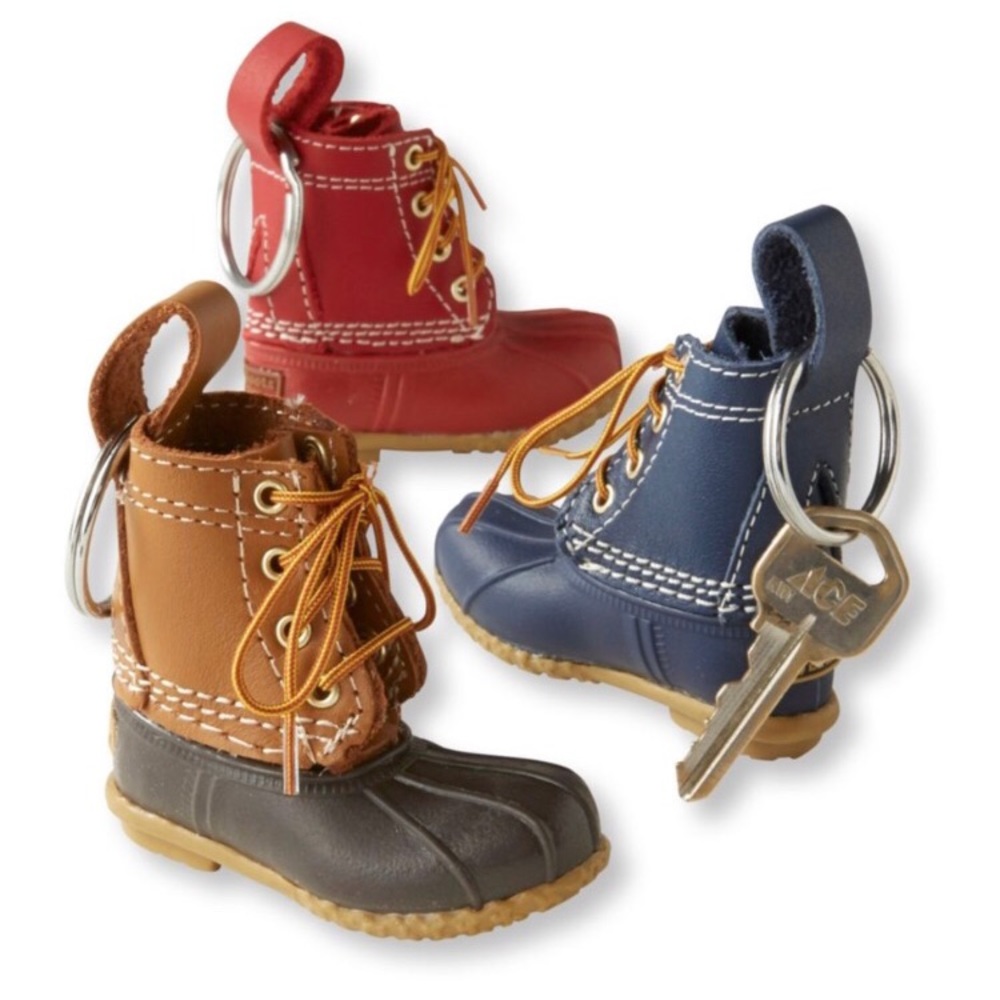 L. L. Bean Boot Keychain, Set of Two